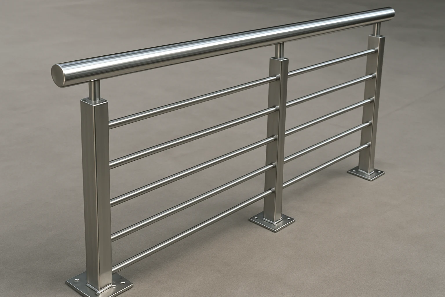 Stainless steel railing design and installation in Padrauna and Baghara